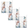thumbnail image 7 of Dreamtimes Watercolor Cute Snowman Baby Muslin Washcloths Face Towel, Merry Christmas Grass Burp Cloths Cotton Wipes 5 PCS Infant Wash Cloth for Newborn Boys Girls 12x12 inches, 7 of 7