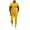 Yellow, variant on Mens 2 Piece Set Casual Outfits 1/4 Zip Polo Short Sleeve Shirt & Pants Track Suit Loungewear Athletic Sweatsuit Yellow