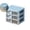 Blue, variant on VQPeo Acrylic Organizer Set, Dustproof Desk Storage for Makeup, Office Supplies, Pens, Countertops, Bathrooms, Bedrooms