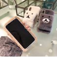 thumbnail image 5 of for iPhone 6/iPhone 6S Case Rabbit Fur Case Furry Case Plush Case Cute Luxury Protective Cover Bear Winter Warm Soft Handmade Hair Case for iPhone 6/iPhone 6S Brown, 5 of 5