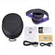 thumbnail image 5 of PowerLocus Auriculares inalámbricos Bluetooth estéreo plegables, auriculares con cable recargables con micrófono incorporado para iPhone, Samsung, LG, iPad (púrpura), 5 of 5
