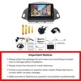 thumbnail image 3 of iSpchen 9" Touchscreen Car Stereo Radio for Ford Escape 2013-2016, Android 12, Bluetooth, Black, 3 of 7