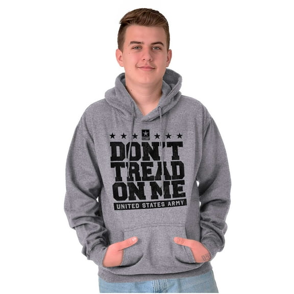 US Army Gadsden Flag Slogan Saying Hoodie Sweatshirt Women Men Brisco Brands S