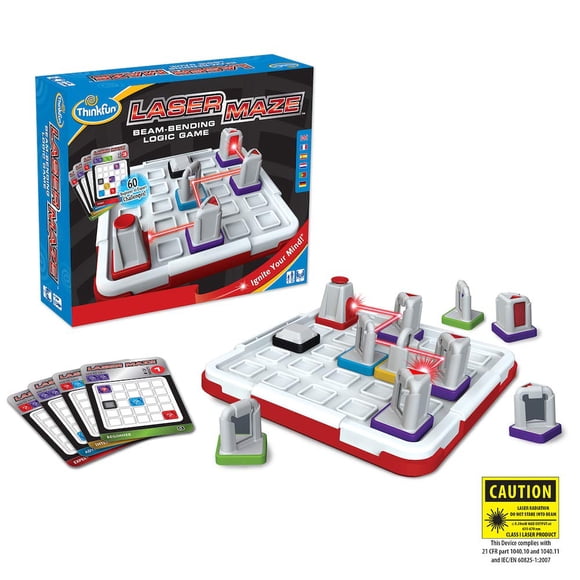 Brain Game ThinkFun Laser Maze Class 1 para niños mayores de 8 años