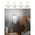 thumbnail image 4 of Night Lights Auto Sensor Brown Eucalyptus Leaf Plug-in LED Nightlights Lamp Dusk to Dawn for Living Room, Bedroom, Bathroom, Hallway, Stairways Home Wall Decor, Leaves Branch Night Light, 4 of 9