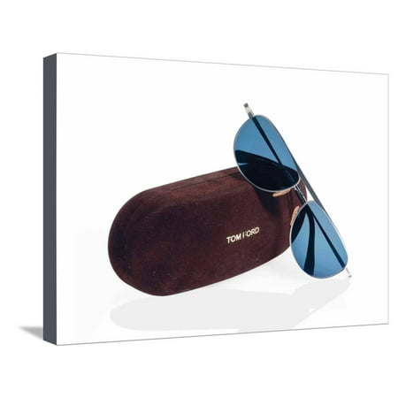 Pair of Tom Ford Sunglasses, Worn by Daniel Craig as James Bond in the Film 'Quantum of Solace' Stretched Canvas Print Wall Art