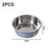 thumbnail image 2 of Cuenco de acero inoxidable para perros, cuenco de alimentación antideslizante para perros medianos y grandes, paquete de 2, 2 of 5
