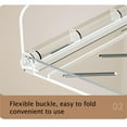 thumbnail image 6 of Clear Acrylic Floating Shelf Foldable Wall Mounted Shelf for Cosmetics Models Bathroom Towels and Other Small Organisers 2pcs Home Textile Floating Shelf Foldable Wall Mounted Shel, 6 of 9