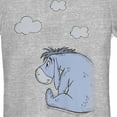 thumbnail image 2 of Junior's Winnie the Pooh Cloudy Eeyore Graphic Tee Athletic Heather X Large, 2 of 3