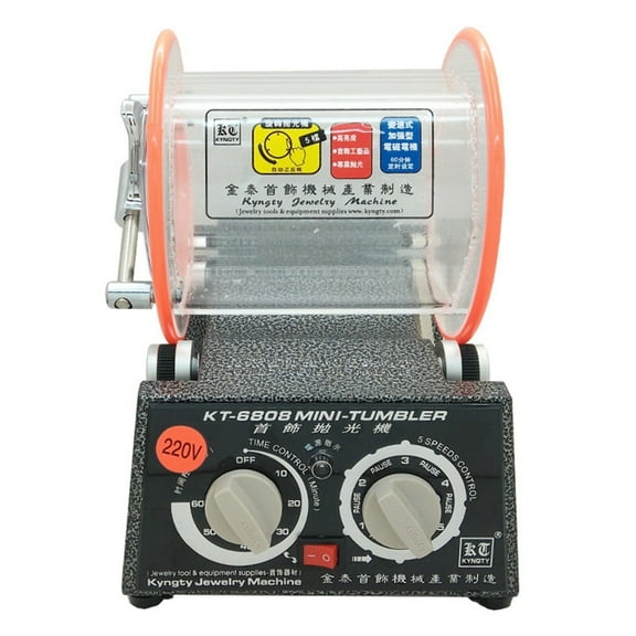3kg Drum Polishing Machine, Jewelry Rotary Tumbler, Tumbling Mini-Tumbler Rotary Tumbler Polishing Machine Jewelry Polisher