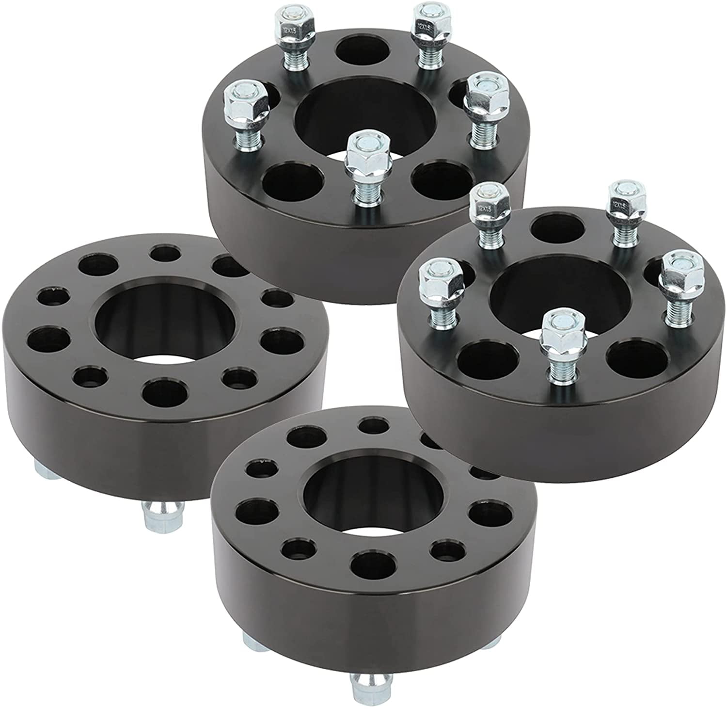 cciyu 4Pc 2.0 5x4.75 to 5x4.75 Hubcentric Wheel Spacers 5 Lug Bolt On 12X1.5 Studs fit for 1990-2001 Chevrolet Corvette GMC Sonoma Jimmy 