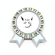 thumbnail image 1 of Palabras del diablo Insignia broche Medalla ganadora, 1 of 3