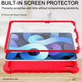 thumbnail image 7 of iPad Air 5th/4th Generation Case for Kids (10.9", 2022/2020), iPad Pro 11 Inch Case 2021/2020/2018 w/Screen Protector & Pencil Holder, Shockproof Handle Stand Cover, 7 of 7