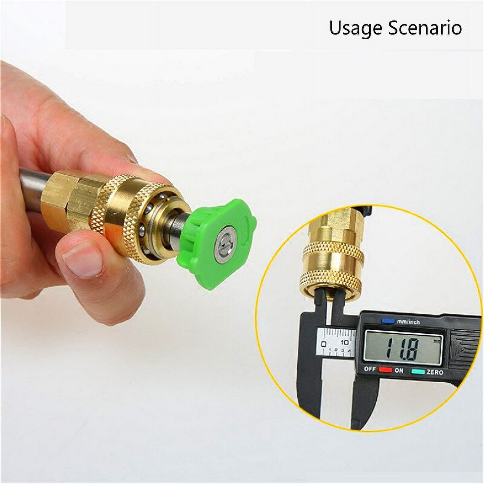 1/4" 12mm Hose Quick High Pressure Water Gun Connector Tap Adapter Garden Irrigation Watering Fittings Pipe Joint Hose Coupling