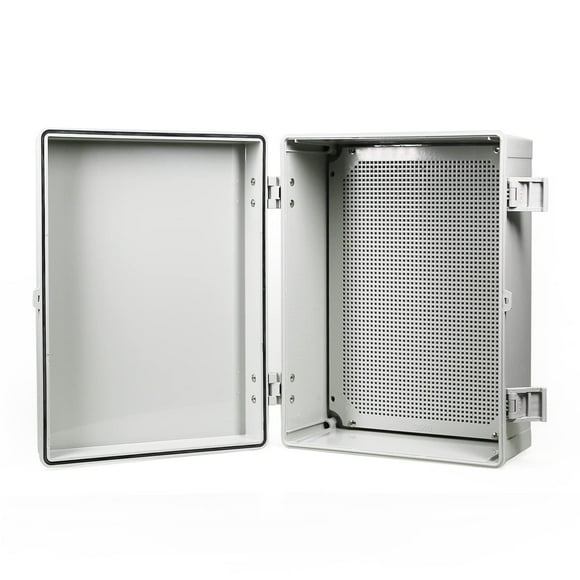 Sunnyglade ABS Plastic Dustproof Waterproof IP65 Junction Box Universal Durable Electrical Project Enclosure with Lock (15.7“x11.8â€x7â€)