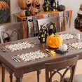 thumbnail image 4 of Spooky Pumpkin Halloween Placemats Set of 4 Table Mats for Party Home Kitchen Dining Table Decorations 12x18 Inch, 4 of 5