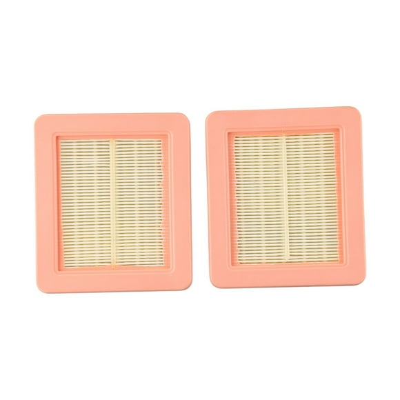 LEFU 2 Pack Air Filter Compatible with for Honda HRR216 HRX217 GC160 GCV190 Series Lawn Mowers and Generators, Orange+Beige, 13x11.3x2.3 cm, Easy Installation, Improved Engine Performance