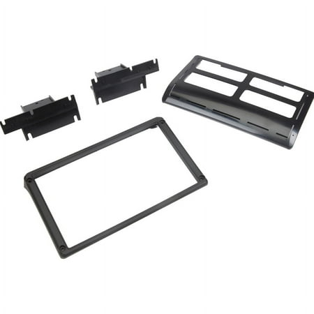 Metra - Dash Kit for Select 2011-2017 Jeep Wrangler Vehicles - Matte Black