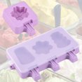 thumbnail image 1 of Greenadscape 2Ud Para Helados Caseros En Silicona Color Morado Prácticos Y, 1 of 8