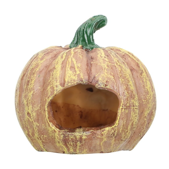 EeaseMX Caseta de cría decorativa para camarones, pecera, decoración de calabaza