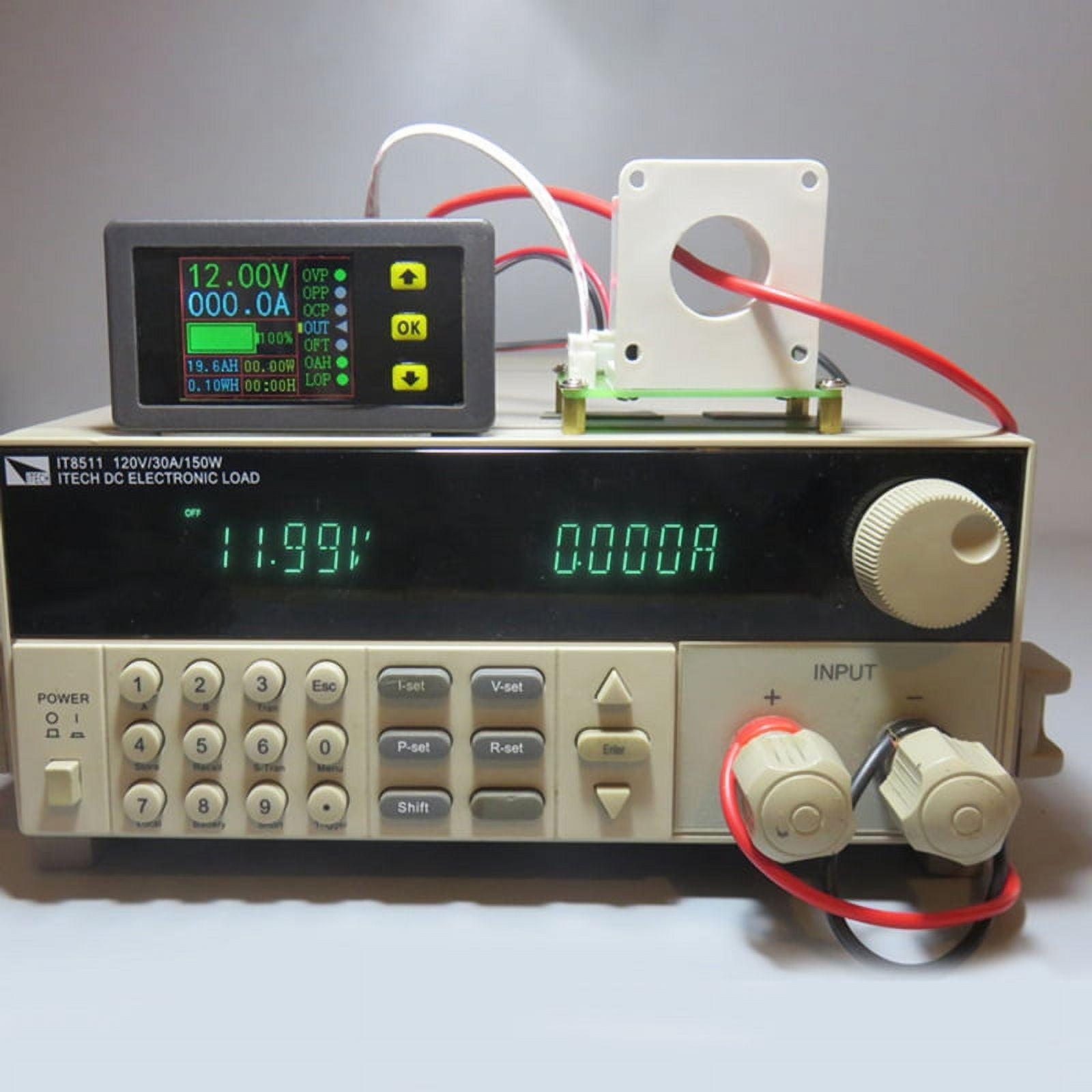 DC 90V 500A Digital Voltmeter Ammeter Voltage Current KWh Watt Meter 12V 24V 48V 72V Battery Capacity Power Monitoring