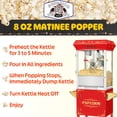 thumbnail image 5 of Superior Popcorn 82-P056 8 oz Movie Night Popcorn Popper Machine with Cart - Red, 5 of 8
