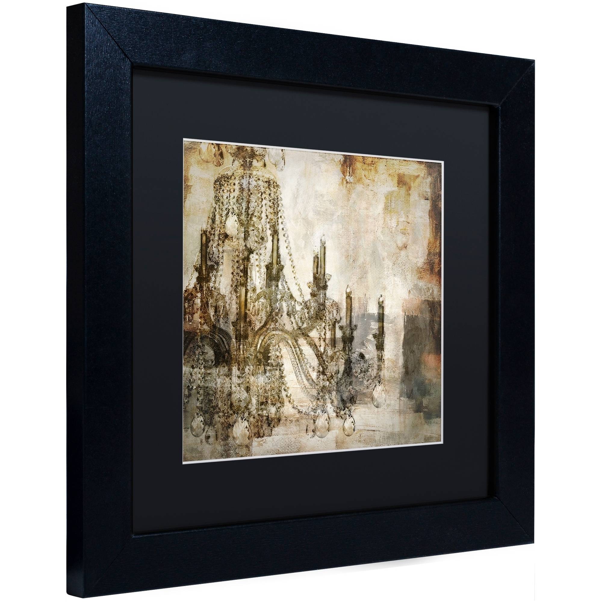 Trademark Fine Art "Lumi?res I" Canvas Art by Color Bakery Black Matte, Black Frame