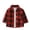 Red, variant on Baby Boys Girls Fall Winter Clothes Toddler Kids Unisex Plaid Flannel Long Sleeve Button Down Shirt with Chest Pockets Juniors Casual Top Shirts Size 9M-7Y