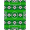 Green White Black, Pattern 2, variant on ODIKA 4'x6' Washable Area Rug Stain Resistant, Low Pile, Easy Care Soccer Pitch Field Dual Goals Colors Aglity Theme Decorations for Dorm Room, Small Living