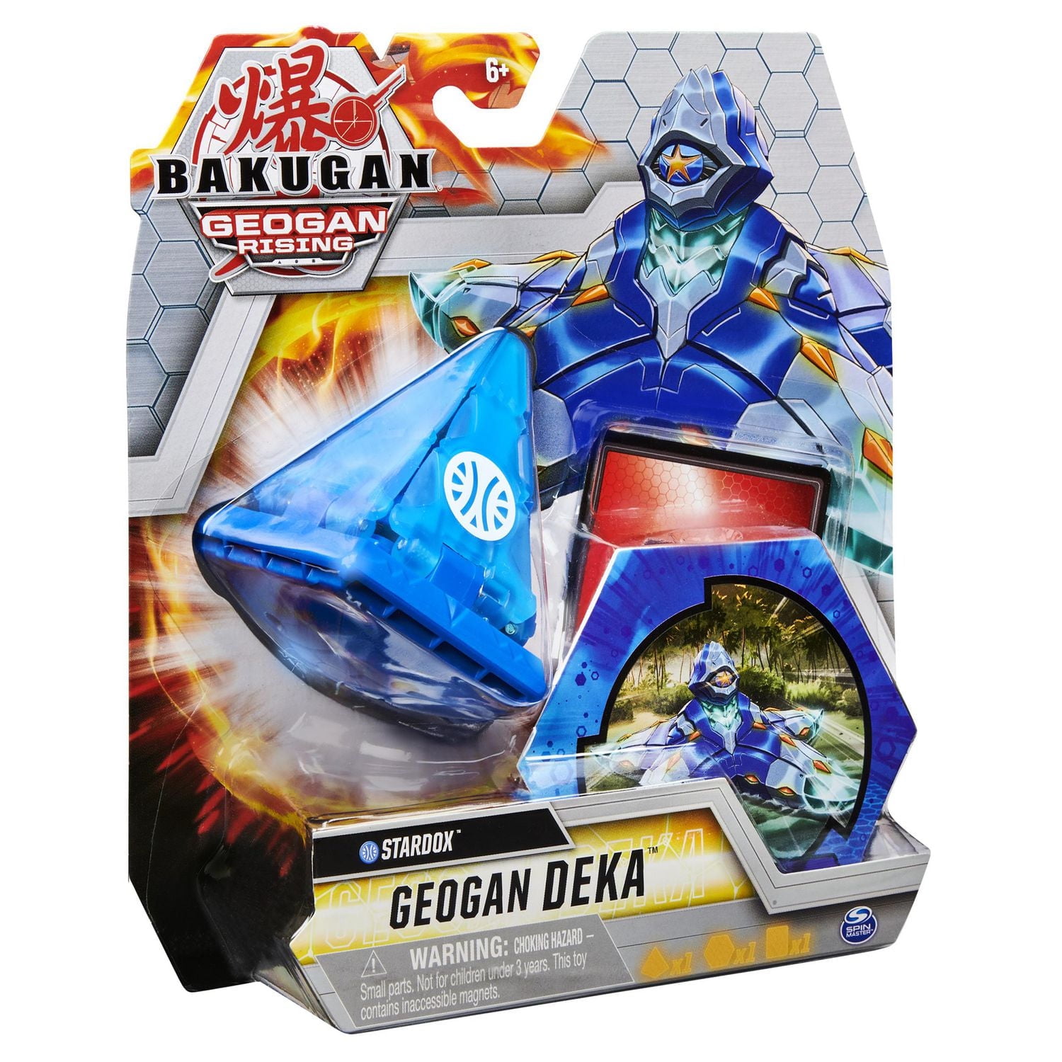 Bakugan Geogan Deka, Stardox, Figurine transformable géante à collectionner, pour les enfants à partir de 6 ans