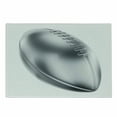 thumbnail image 1 of Grey Cutting Board, Realistic American Football in 3D Style Sports Theme Champion Victory Trophy, Decorative Tempered Glass Cutting and Serving Board, Small Size, Grey Pale Grey White, by Ambesonne, 1 of 1