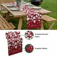 thumbnail image 5 of Red White Valentine's Day Table Runner - 90 Inch Long, Kitchen Dining Table Runner Dresser Scarves, Love Heart Modern Art Romantic Farmhouse Decor for Coffee Tables Wedding Party Banquet, 5 of 8