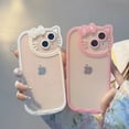 thumbnail image 2 of Sanrio Hello Kitty Kawaii KT Head Phone Case For iPhone 15 14 13 Pro Max 11 12 13 Pro X XR 7 8 Plus Girl Pink Y2K Cute Cover, 2 of 5
