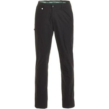 GOLFINO Techno Stretch Trouser, Men's Golf Trousers with Moisture Management and Sun Protection in Regular fit (30/32, Black)