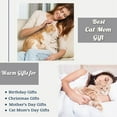 thumbnail image 6 of Cat Mom Blanket 60"x50", Cat Lover Gifts for Women, Cat Gifts for Cat Lovers, Cat Mom Gifts for Women Birthday, Best Cat Mom Ever Blankets, Christmas Mothers Day Cat Gifts for Cat Mom, 6 of 6