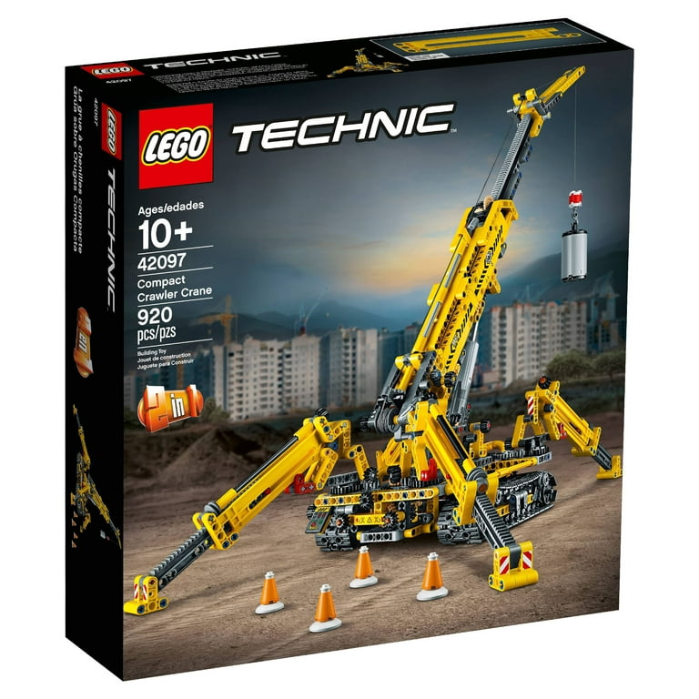 LEGO Technic Compact Crawler Crane 42097 Construction Model Crane Set (920  Pieces)