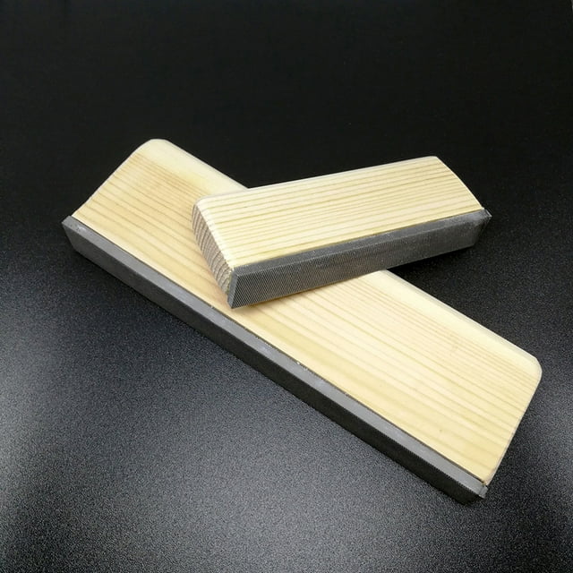 Baohd Guitar Fret Crowning File Hard Maple Iron Narrow Dual Edge Tool Instrument Supplies No.01 10cm 1Set