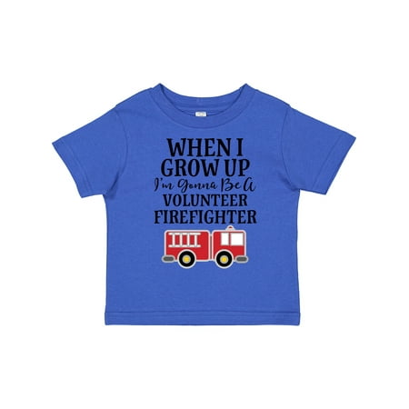 

Inktastic Firefighter Volunteer Fireman Gift Toddler Boy Girl T-Shirt