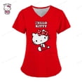thumbnail image 4 of Uniforme d'Infirmière pour Femmes Manches Courtes Hello Kitty Blouse de Travail avec Poche Blouses Médicales Accessoires, 4 of 7