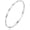 A1-10K White Gold, variant on 1mm Solid 10kt/14kt/18kt Gold Dainty Plain Wedding Band Ring for Women Thin Stackable Ring in Yellow/White/Rose Gold
