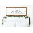 thumbnail image 5 of And so Together They Built a Life They Loved Wooden Sign 20x40 inches | Large Sign Above Bed | Bedroom Wall Decor | Over the Bed Decor | Bedroom Signs Above Bed | Anniversary Gift | Wedding Gift, 5 of 7