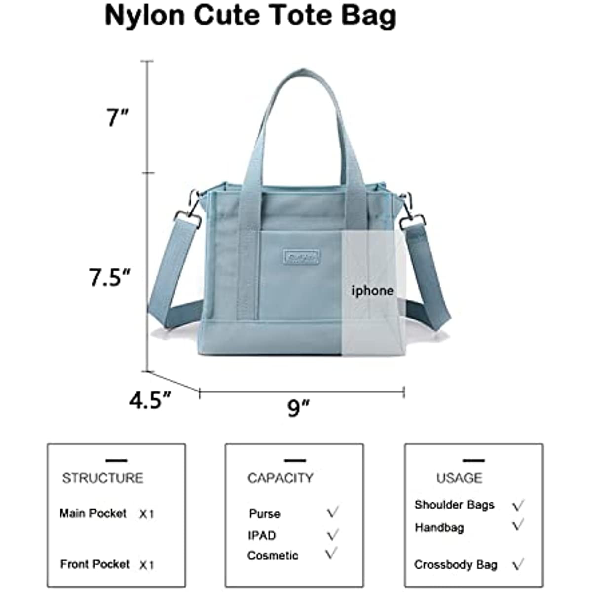 MABULA Luxury Designer Blue Pleated Hobo Shoulder Purse 2023 Fashion Knot  Nylon Tote Handbag Simple Women Underarm Shopping Bag - AliExpress