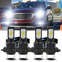 H7 Headlights for 2015-2018 Kia Sedona H7 LED High/Low Beam 6500K White