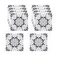 thumbnail image 2 of 10 pegatinas de PVC para azulejos con diseño floral vintage cuadrado para armarios y muebles. Estilo C, 2 of 9