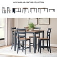 thumbnail image 4 of Ashley Furniture Gesthaven Blue Counter Height Dining Table Set - Set of 5, 4 of 17