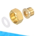 thumbnail image 5 of Unique Bargains G3/4 Femelle x G1/2 Filetage Mâle Raccord de Tuyau en Laiton 26.5mm Raccord Hexagonal, 5 of 5