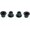 Black Length: 8.5mm, variant on Shimano Deore FC-M617 Outer Chainring Bolts 7mm 8pcs