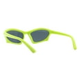 thumbnail image 3 of Unisex Sports Sunglasses Geometric Oval Wrap Around Lightweight UV 400 Green, 3 of 4