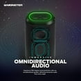thumbnail image 6 of Monster DNA Max Portable Bluetooth Speaker, 360° Bass Sound, 10W Wireless Charging, IP67 Waterproof, Indoor/Outdoor Use, 6 of 8