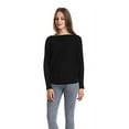 thumbnail image 2 of Styles I Love Women Autumn Winter Boat Neck Batwing Sleeve Pullover Knitted Sweater Long Sleeve Loose Top, 2 of 13
